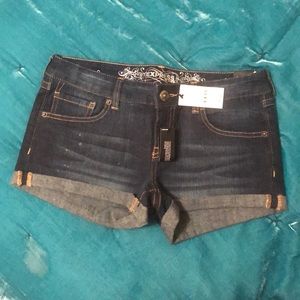 Express Mid-rise Jean Shorts Size 0